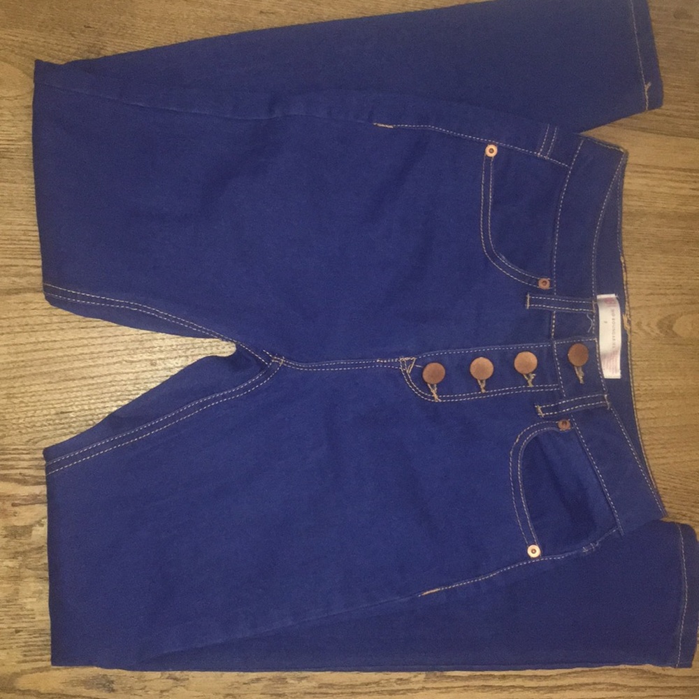 70s blue jeans